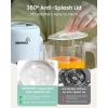 image:imageGrownsy Baby Food Maker with Steam Basket One Step Baby Food Processor Steamer Puree Blender Grinder Mills Machine Auto Cooking Grinding and Sterilizing for Healthy Homemade Baby Food GreenBlue
