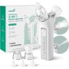 image:imageGROWNSY SniffEase Spa 3in1 Nasal Aspirator for Baby  Spray Suction amp Mist HospitalGrade Powerful Electric Nose Suction with Soothing Light amp Music Larger Chamber GreyGrey