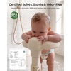 image:imageGROWNSY Baby Bath Stand for Babies 6 Months amp Up Foldable Baby Shower Stand for Infants and Toddlers Adjustable Baby Shower Standing Support With Shower HolderBeige