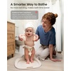 image:imageGROWNSY Baby Bath Stand for Babies 6 Months amp Up Foldable Baby Shower Stand for Infants and Toddlers Adjustable Baby Shower Standing Support With Shower HolderBeige