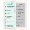 image:imageGROWNSY Nasal Aspirator for Baby Upgraded 5 Suction Levels Baby Nose Sucker IPX7 Waterproof Electric Nose Suction for Baby Booger Sucker for Toddlers with Music amp Light Functions GreenBlue