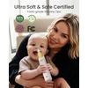 image:imageGROWNSY Nasal Aspirator for Baby Upgraded 5 Suction Levels Baby Nose Sucker IPX7 Waterproof Electric Nose Suction for Baby Booger Sucker for Toddlers with Music amp Light Functions GreenGrey