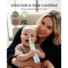 image:imageGROWNSY Nasal Aspirator for Baby Upgraded 5 Suction Levels Baby Nose Sucker IPX7 Waterproof Electric Nose Suction for Baby Booger Sucker for Toddlers with Music amp Light Functions GreenGreen