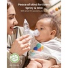 image:imageGROWNSY SniffEase Spa 3in1 Nasal Aspirator for Baby  Spray Suction amp Mist HospitalGrade Powerful Electric Nose Suction with Soothing Light amp Music Larger Chamber Light GreyGrey