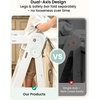 image:imageGrownsy Foldable Step Stool Toddler Tower Toddler Kitchen Stool Helper Collapsible Kids Standing Tower with 3 Adjustable Heights for Kitchen Bathroom Sink Counter WhiteWhite