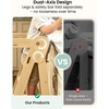 image:imageGrownsy Foldable Step Stool Toddler Tower Toddler Kitchen Stool Helper Collapsible Kids Standing Tower with 3 Adjustable Heights for Kitchen Bathroom Sink Counter WhiteNatural