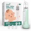 image:imageGROWNSY Nasal Aspirator for Baby Upgraded 5 Suction Levels Baby Nose Sucker IPX7 Waterproof Electric Nose Suction for Baby Booger Sucker for Toddlers with Music amp Light Functions GreenGreen