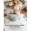 image:imageGrownsy Bottle Sterilizer and Dryer 6 Bottles Capacity Space Saving Nesting Design Bottle Sanitizer Esterilizador de Biberones for All Size Bottles amp Breast Pump Accessories Travel Set Included