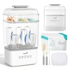 image:imageGrownsy Bottle Sterilizer and Dryer 6 Bottles Capacity Space Saving Nesting Design Bottle Sanitizer Esterilizador de Biberones for All Size Bottles amp Breast Pump Accessories Travel Set Included