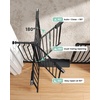image:imageMoms ChoiceGROWNSY Baby Gate for Stairs 30543 Pressure Mounted Pet Gate for DoorwaysAuto Close Dog Gate for The HouseEasy Installation amp Walk Thru Wide Safety Gate BlackBlack