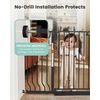 image:imageMoms ChoiceGROWNSY Baby Gate for Stairs 30543 Pressure Mounted Pet Gate for DoorwaysAuto Close Dog Gate for The HouseEasy Installation amp Walk Thru Wide Safety Gate BlackBlack