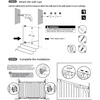 image:imageMoms ChoiceGROWNSY Baby Gate for Stairs 30543 Pressure Mounted Pet Gate for DoorwaysAuto Close Dog Gate for The HouseEasy Installation amp Walk Thru Wide Safety Gate BlackWhite