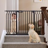 image:imageMoms ChoiceGROWNSY Baby Gate for Stairs 30543 Pressure Mounted Pet Gate for DoorwaysAuto Close Dog Gate for The HouseEasy Installation amp Walk Thru Wide Safety Gate BlackBlack