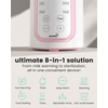 image:imageGrownsy Bottle Warmer 8in1 Fast Baby Bottle Warmer for Breastmilk or Formula Smart Temperature Control and Automatic ShutOff Baby Essentials for NewbornBlushPink