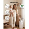image:imageGrownsy Baby Diaper Pail OdorLocking RollTop Design No Special Bag Required OneHanded Use amp Compact Design EcoFriendly Diaper Trash Can Newborn Essentials WhiteWhite