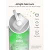 image:imageGrownsy Baby Diaper Pail OdorLocking RollTop Design No Special Bag Required OneHanded Use amp Compact Design EcoFriendly Diaper Trash Can Newborn Essentials WhiteWhite