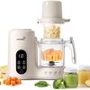image:imageGrownsy Baby Food Maker with DualLayer Steam Basket  Baby Food Processor for Starting Solids amp Babies 6 Months  Steamer Blender amp Puree Machine for Healthy Homemade Baby Food BPAFreeCreamCream