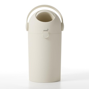 image:imageGrownsy Baby Diaper Pail OdorLocking RollTop Design No Special Bag Required OneHanded Use amp Compact Design EcoFriendly Diaper Trash Can Newborn Essentials WhiteBeige