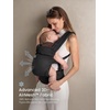 image:imageGROWNSY Baby Carrier Newborn to Toddler Lightweight Ergonomic 744 lbs Newborn Carrier with Head Support Easy to Wear Hands Free Infant Carrier for 036 Months Black Air MeshMesh Black