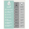 image:imageGROWNSY Baby Carrier Newborn to Toddler Lightweight Ergonomic 744 lbs Newborn Carrier with Head Support Easy to Wear Hands Free Infant Carrier for 036 Months Black Air MeshBlack Flow Stripe