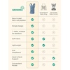 image:imageGROWNSY Baby Carrier Newborn to Toddler Lightweight Ergonomic 744 lbs Newborn Carrier with Head Support Easy to Wear Hands Free Infant Carrier for 036 Months Black Air MeshDenim Blue