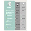 image:imageGROWNSY Baby Carrier Newborn to Toddler Lightweight Ergonomic 744 lbs Newborn Carrier with Head Support Easy to Wear Hands Free Infant Carrier for 036 Months Black Air MeshBlack