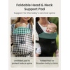 image:imageGROWNSY Baby Carrier Newborn to Toddler Lightweight Ergonomic 744 lbs Newborn Carrier with Head Support Easy to Wear Hands Free Infant Carrier for 036 Months Black Air MeshBlack