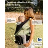 image:imageGrownsy Innovative Cooling Baby Carrier with Quiet Builtin Fan Black  Safety Certified 360 Ventilated Airflow AllDay Breathable Cool Comfort Ideal For Summer Fits 750lbs Newborn To Toddler