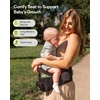 image:imageGrownsy Innovative Cooling Baby Carrier with Quiet Builtin Fan Black  Safety Certified 360 Ventilated Airflow AllDay Breathable Cool Comfort Ideal For Summer Fits 750lbs Newborn To Toddler