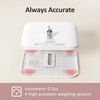 image:imageGROWNSY Baby Scale Baby Weight Scale Pet Scale for Puppy Cat Adult Scale Up to 330lbs Accurate Digital Scale with Hold Function 27inch Height Measurement 5 Units LED Screen BeigeWhite