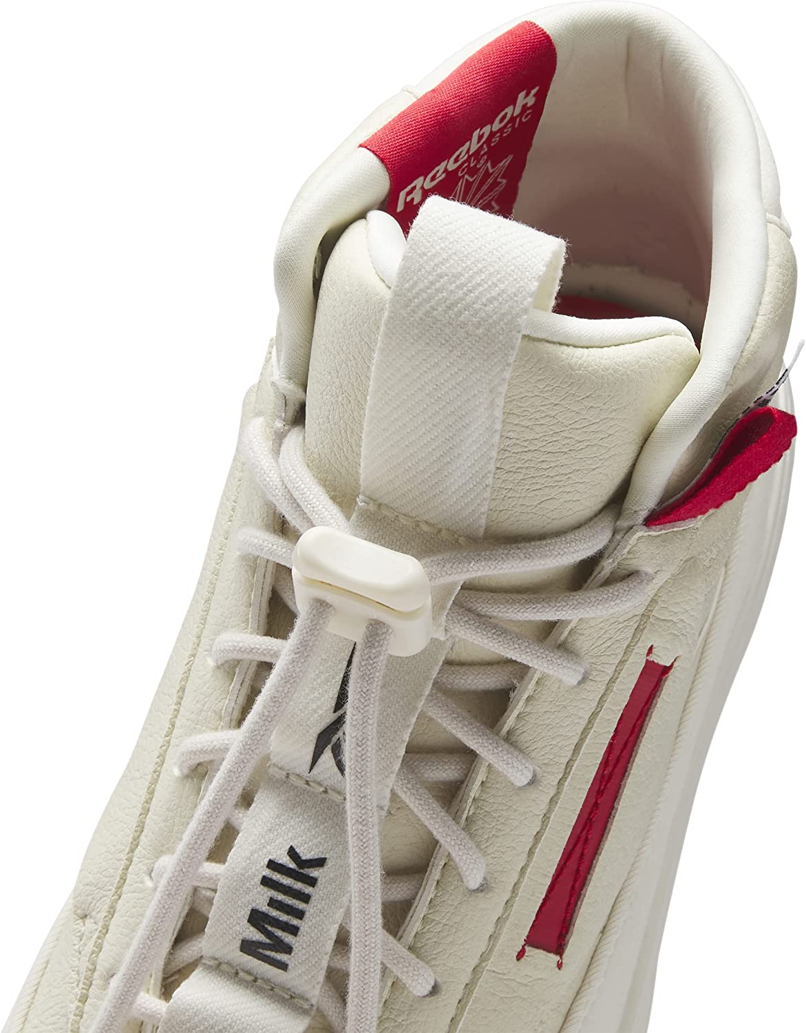 imageReebok Womens HP3406 Sneaker Vintage ChalkVector RedCore Black 8