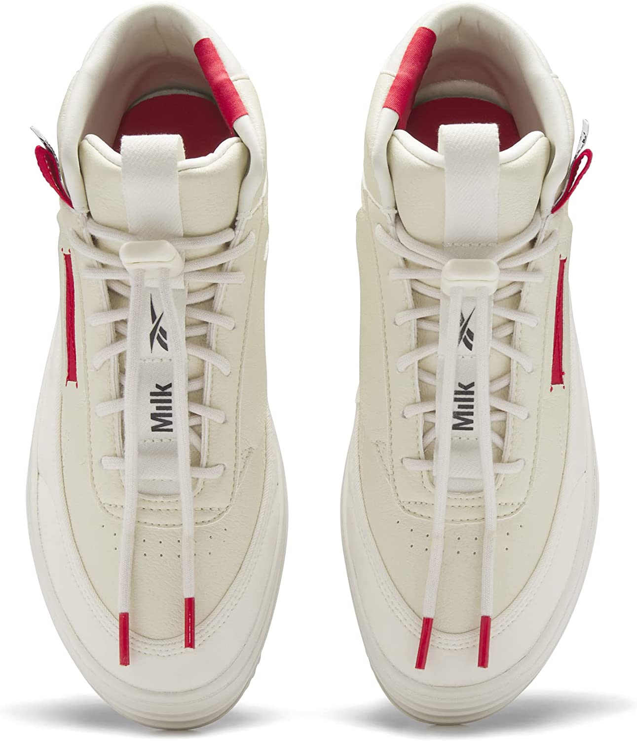 imageReebok Womens HP3406 Sneaker Vintage ChalkVector RedCore Black 8