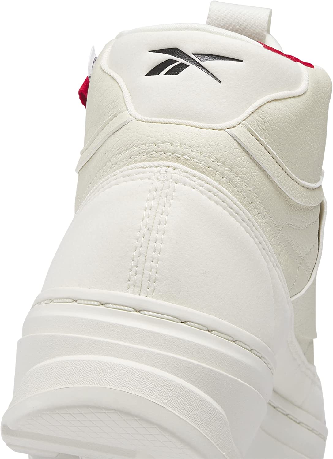 imageReebok Womens HP3406 Sneaker Vintage ChalkVector RedCore Black 8