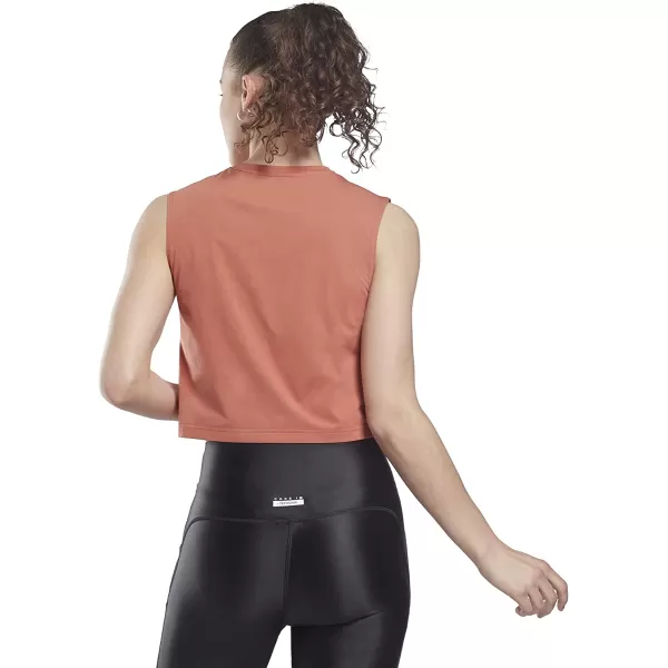 imageCore 10 Womens Baked Earth Crop Fitted Muscle Tank