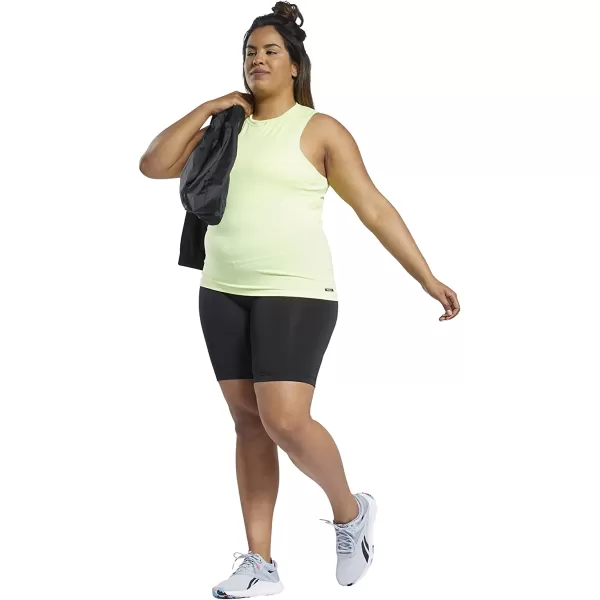 imageCore 10 Womens Fitted HighNeck Mesh TankEnergy Glow
