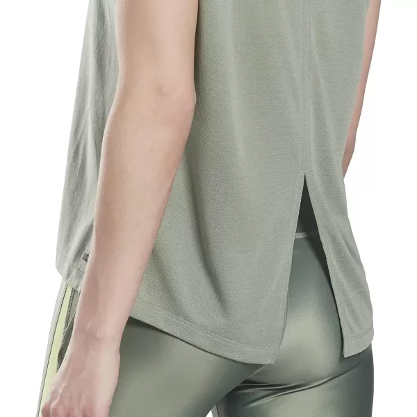 imageCore 10 Womens Flowy OpenBack ShortSleeve TeeHarmony Green