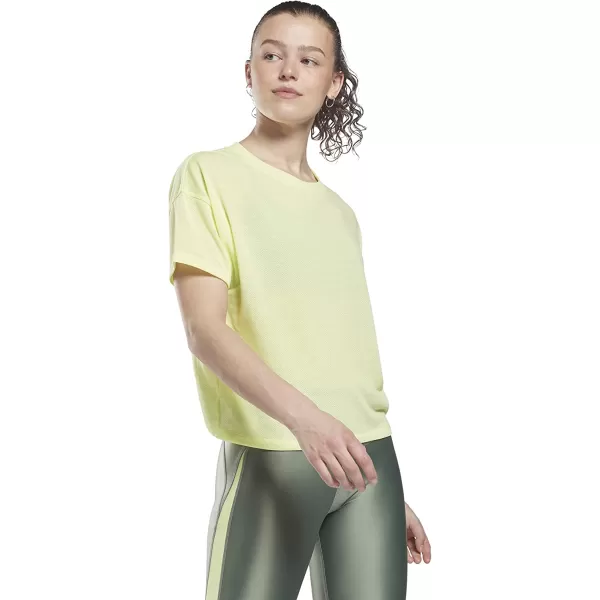 imageCore 10 Womens Mesh ShortSleeve Crop TeeEnergy Glow