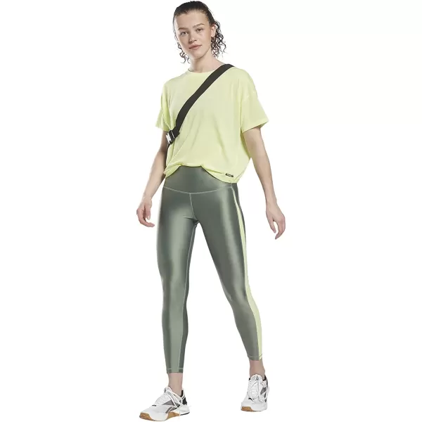 imageCore 10 Womens Mesh ShortSleeve Crop TeeEnergy Glow