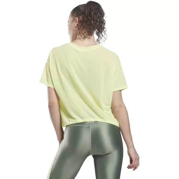 imageCore 10 Womens Mesh ShortSleeve Crop TeeEnergy Glow