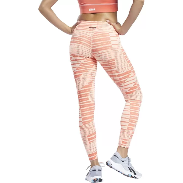 imageCore 10 Womens Plus Size Lux 20 MidRise All Over Print LeggingsAura Orange