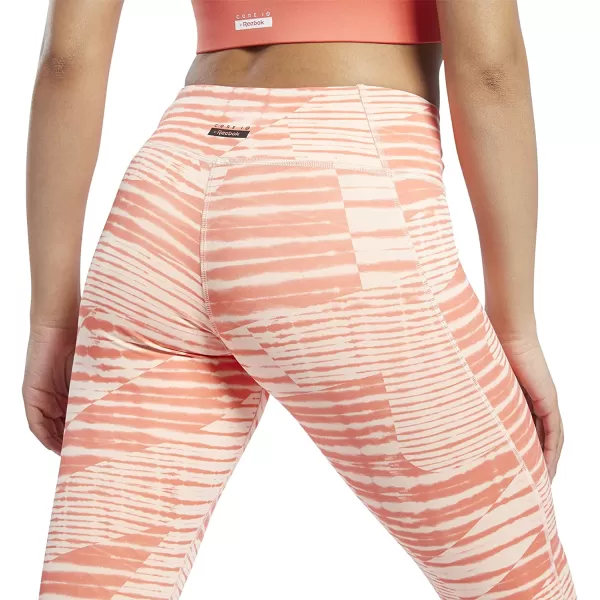 imageCore 10 Womens Plus Size Lux 20 MidRise All Over Print LeggingsAura Orange