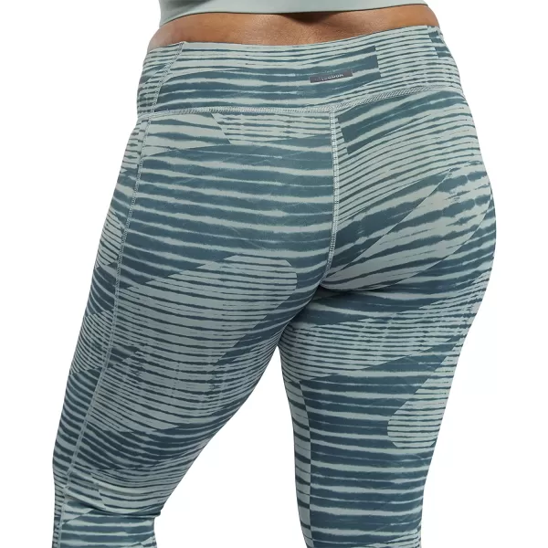 imageCore 10 Womens Plus Size Lux 20 MidRise All Over Print LeggingsHarmony Green
