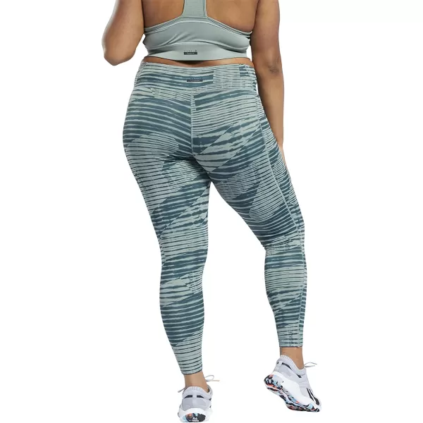 imageCore 10 Womens Plus Size Lux 20 MidRise All Over Print LeggingsHarmony Green
