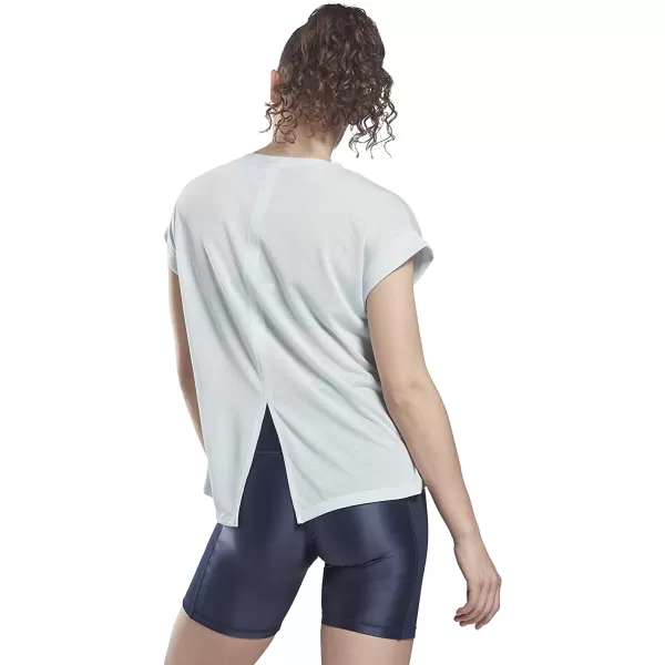 imageCore 10 Womens ShortSleeve Tee with Open Back in Chalk Blue