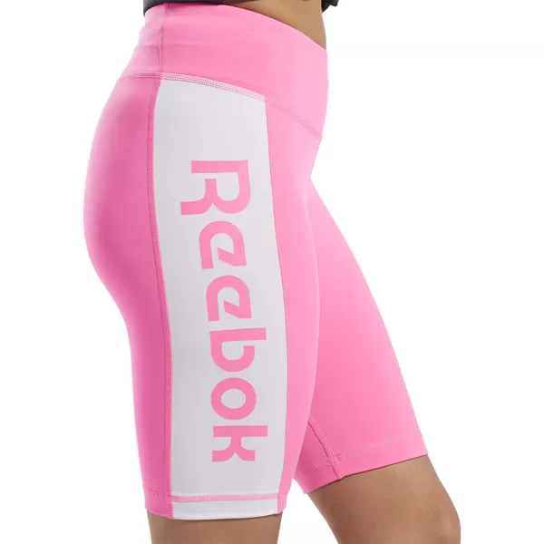imageCore 10 by Reebok Womens Big Logo Bike ShortsAtomic Pink