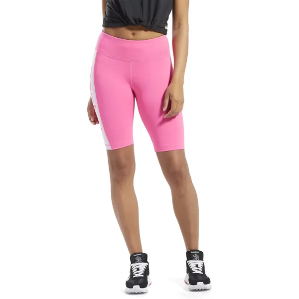 imageCore 10 by Reebok Womens Big Logo Bike ShortsAtomic Pink