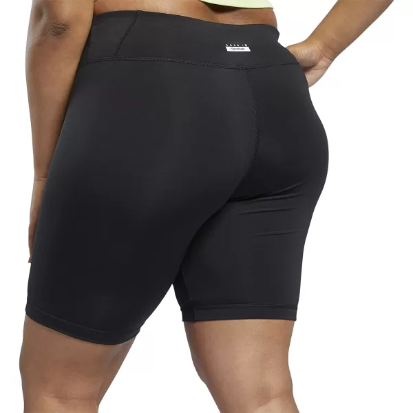 imageCore 10 by Reebok Womens Big Logo Bike ShortsBlack