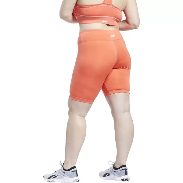 imageCore 10 by Reebok Womens Big Logo Bike ShortsSemi Orange Flare