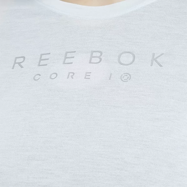 imageCore 10 by Reebok Womens Casual Mesh Back ShortSleeve TeeChalk Blue