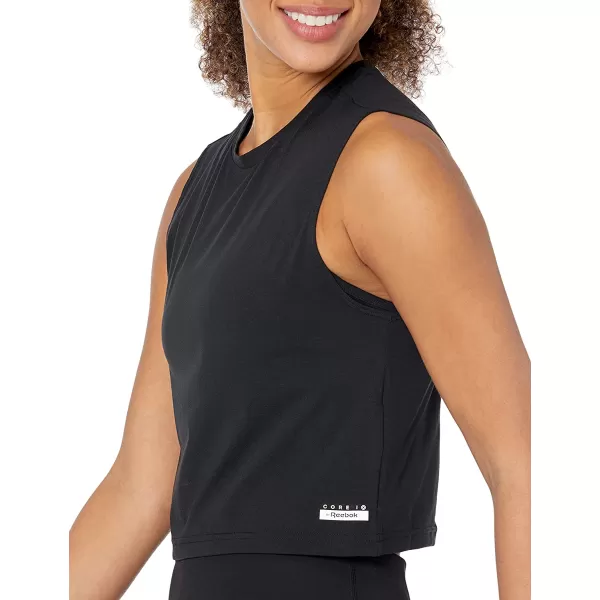 imageCore 10 by Reebok Womens Crop Fitted Muscle TankBlack